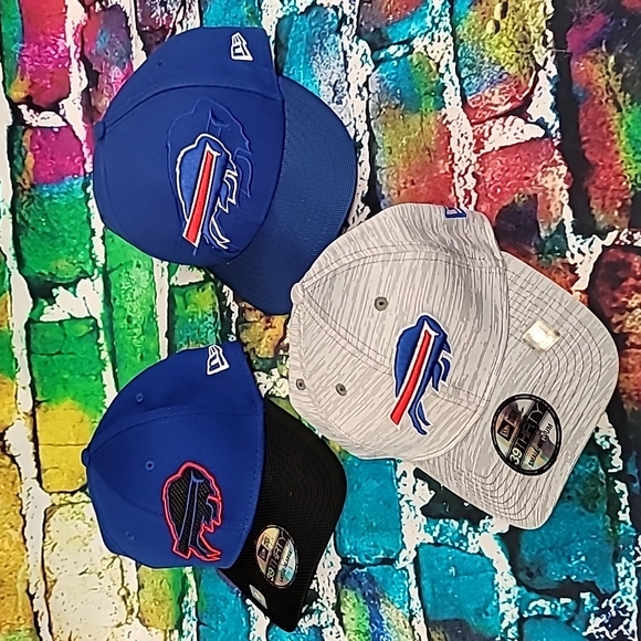 Buffalo Bills New Era 39thirty hats various sizes listed - Picture 1 of 5